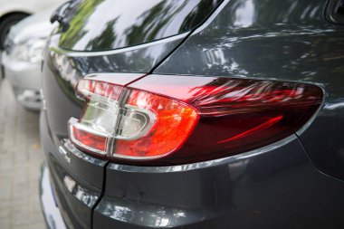 Modern araba farlar. Modern lüks car.selective odak