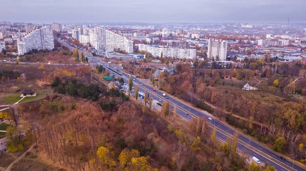 Кишинів Молдова Міських Воріт Пташиного Польоту Від Drone — стокове фото