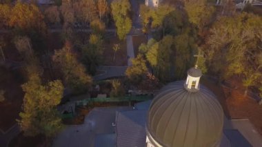 Uçuş Katedrali 4k üzerinde. Kişinev, Moldova katedralde Hıristiyanlık.