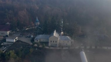 Hıristiyan manastır havadan görünümü