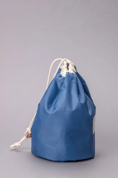 Blue cosmetic bag