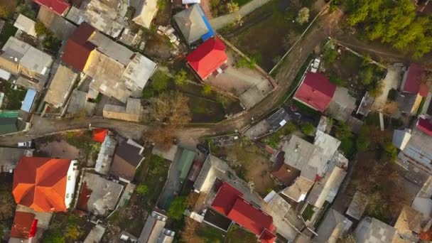 Imágenes Archivo Vista Aérea Ciudad Edificio Casas Sector Privado Vista — Vídeo de stock