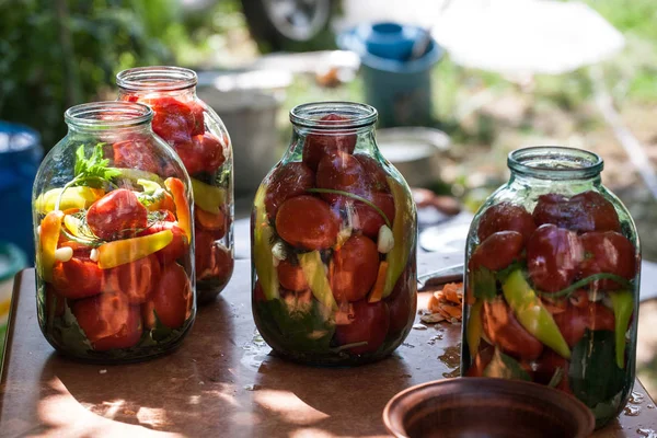 漬物の jar ファイル — ストック写真