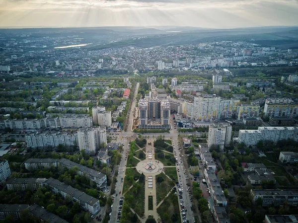 Vue aérienne de la ville — Photo