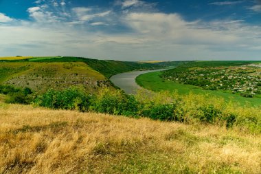 yeşil manzara nehir