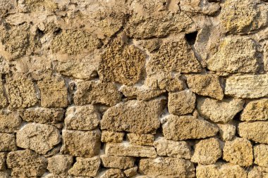 Taş duvar dokusunun arkaplanı