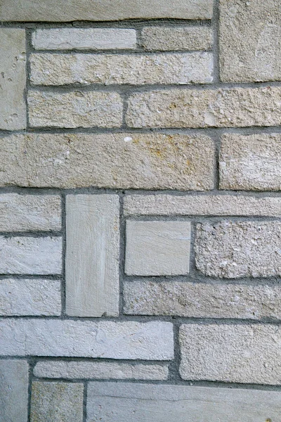 백색 오래 된 벽돌 벽 질감 배경입니다. 백색 도시 벽지 인테리어 — 스톡 사진