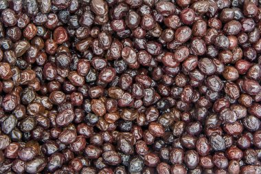 Piyasada satılan siyah zeytin, turşu, arka plan