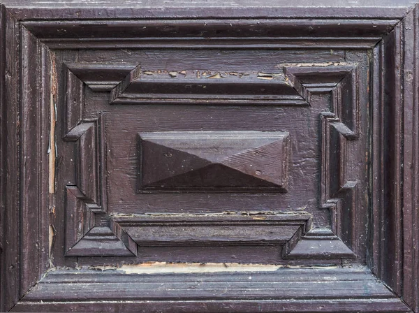 Close Element Wood Door Decor — Stock Photo, Image