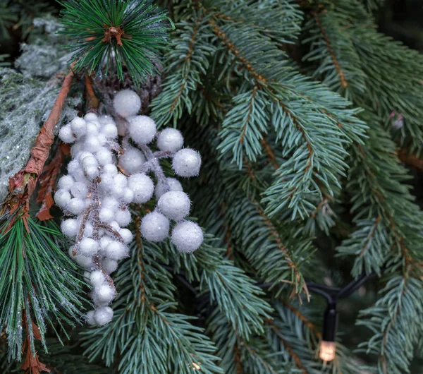 Christmas Decoration Balls Christmas Tree — Stock Photo, Image
