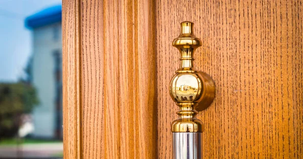 Iron Decorative Door Knob Sunny — Stock Photo, Image