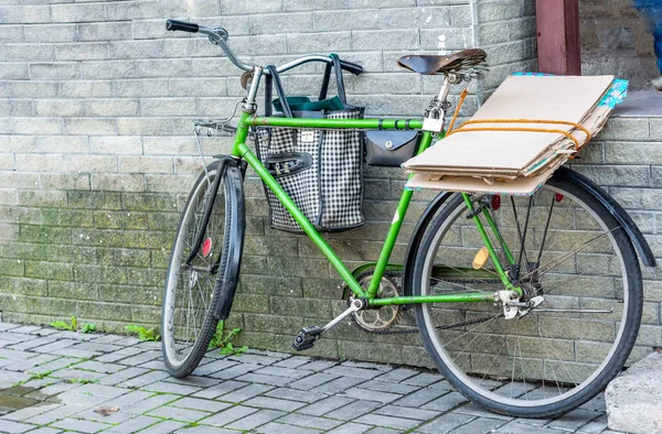 Old Bicycle Parking Spaces Left — Stock Photo, Image