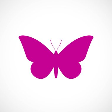 Butterfly vector icon clipart