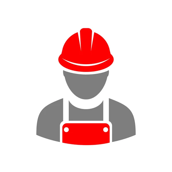 Laborer builder vector icon — Stock Illustration Laborer builder vector icon Royalty Free Stock Illustrations