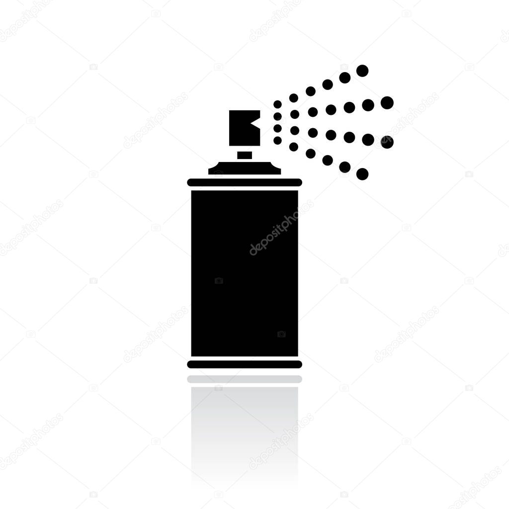 Sprayer vector icon illustration isolated on white background