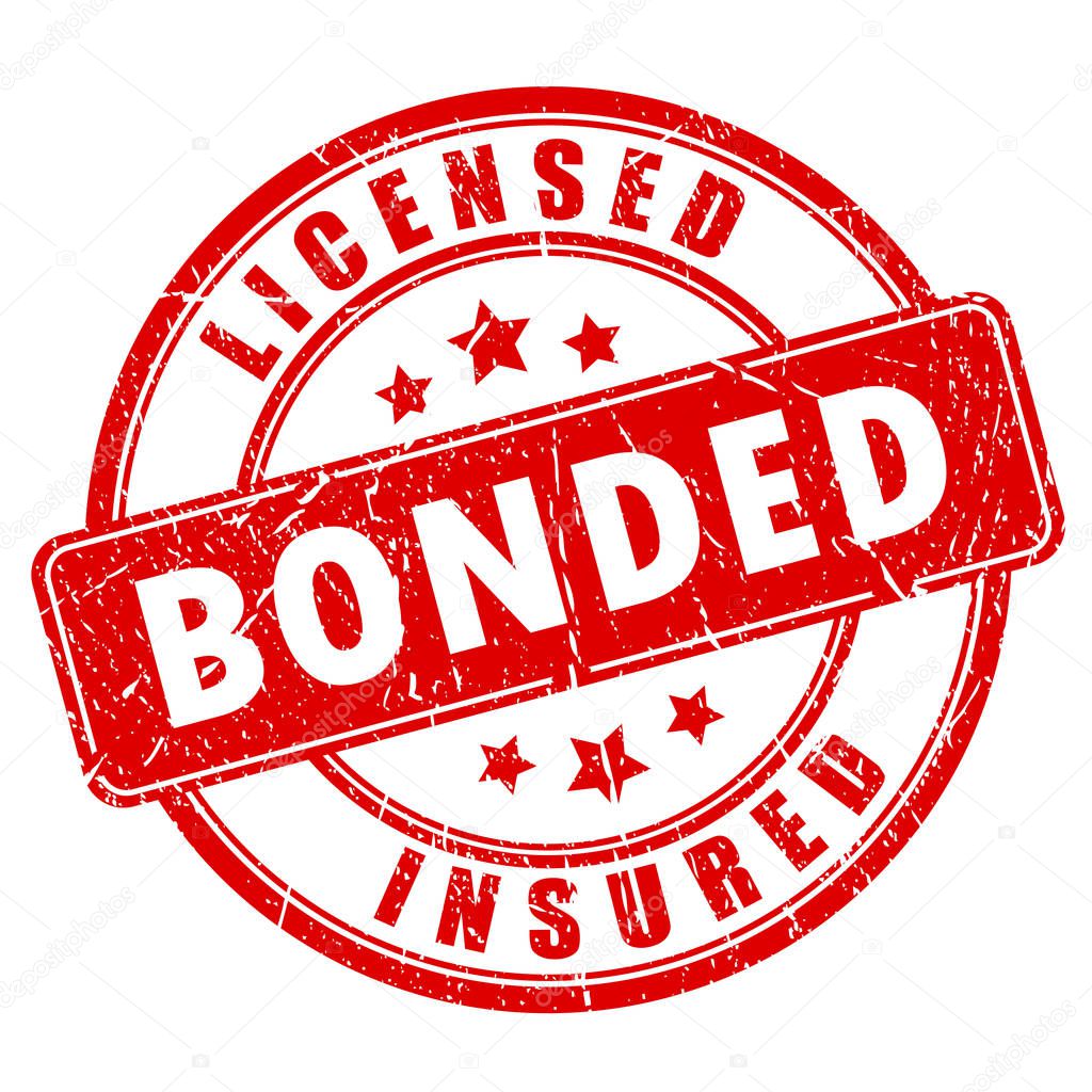 Business stamp licensed bonded insured