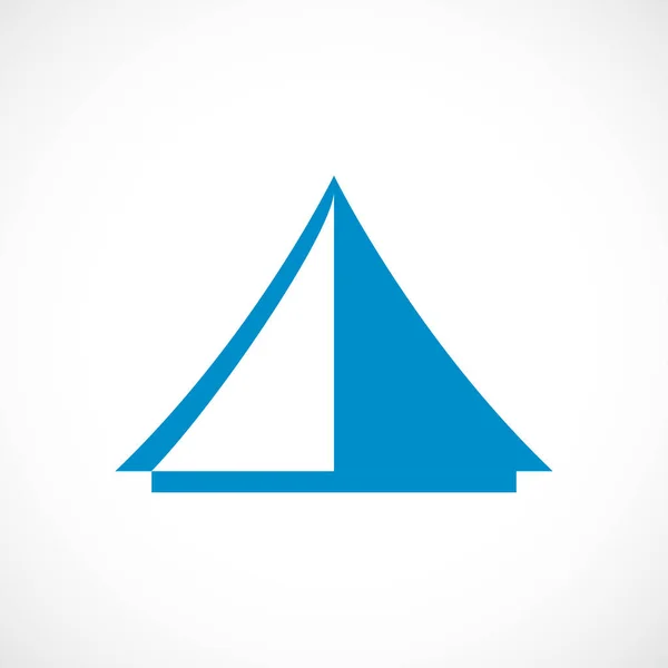 Tent vector pictogram — Stockvector