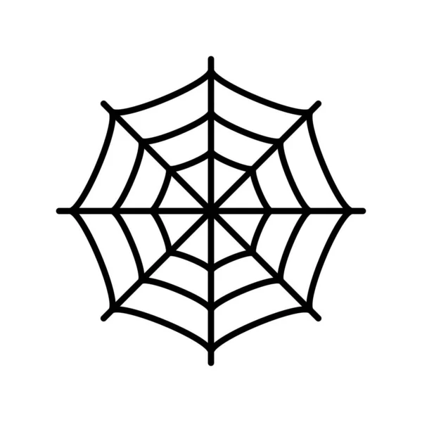 Spider web vector icon — Stock Vector