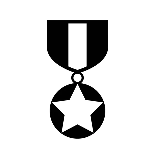 Icona vettore medaglia d'onore — Vettoriale Stock