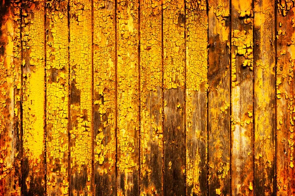 Старий Жовтий Пофарбований Дерев Яний Фон Абстрактна Текстура — стокове фото