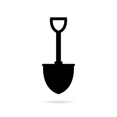 Beyaz arkaplanda izole edilmiş maça vektör simgesi