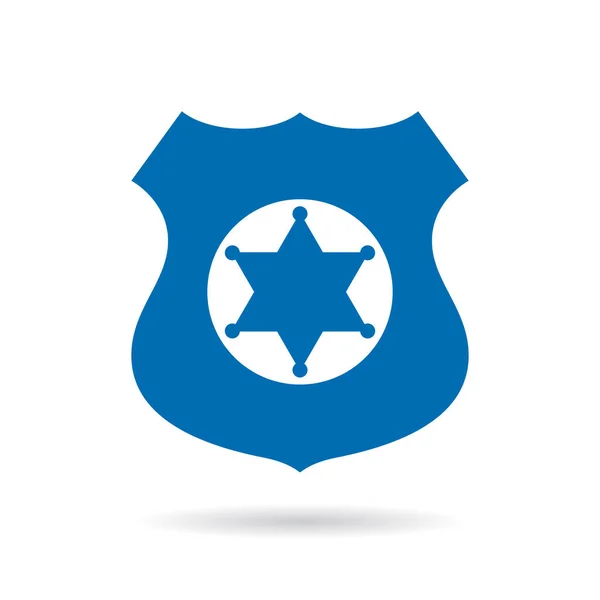 Policía Autoridad Vector Insignia — Vector de stock