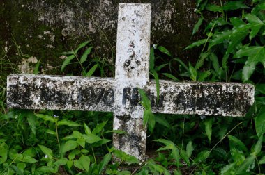 Fotoğraf mezarlık projeler veya din yayınlar için çapraz.