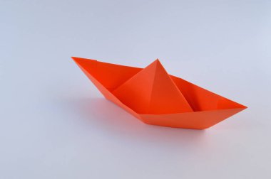 Origami gemi eğitici projeler veya yaratıcı yayınlar için.