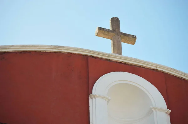Kruis Kerk Foto Voor Architectuur Projecten Religie Publicaties — Stockfoto