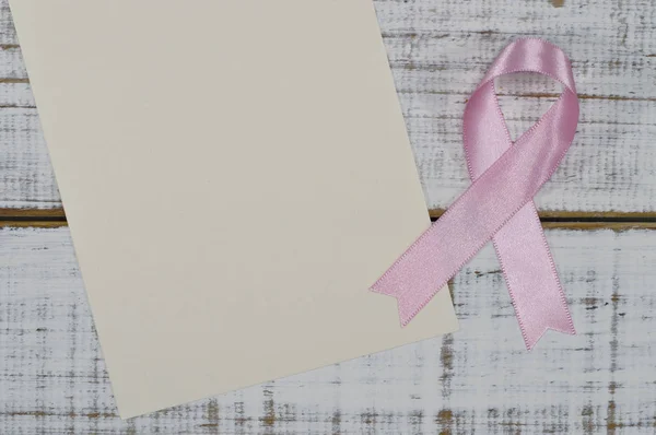 Zdrowia Profilaktyki Projektów Lub Raka Publikacje Piersi Rak Wstążki Zdjęcie — Zdjęcie stockowe