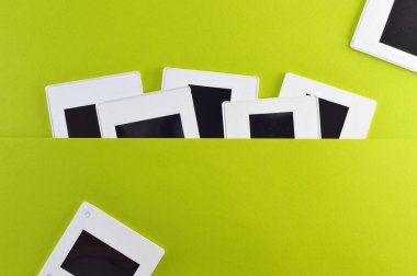 Fotoğraf slaytlar iletişim projeleri veya fotoğraf yayınlar için.