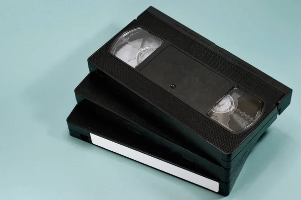 Vhs ビデオ テープ メディア プロジェクトやビンテージの出版物に — ストック写真