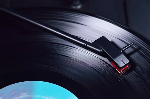 Vinil disk fotoğraf vintage projeler veya müzik yayınlar için