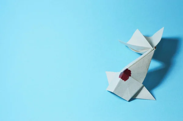 Origami Koi Peces Para Sus Proyectos Asiáticos Publicaciones Ocio — Foto de Stock