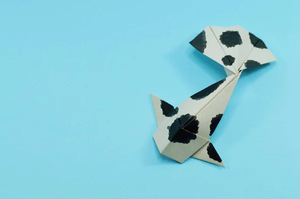 Origami Koi Peces Para Sus Proyectos Asiáticos Publicaciones Ocio — Foto de Stock