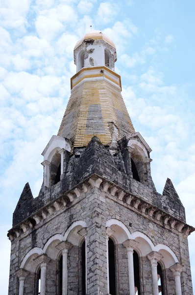 Stützpfeiler Der Parroquia San Francisco Asis Cuetzalan Del Progreso Puebla — Stockfoto