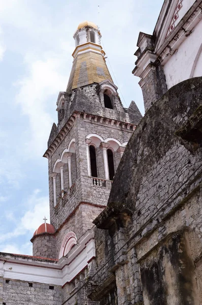 Parroquia San Francisco Asis Cuetzalan Del Progreso Puebla Mexico — Stockfoto