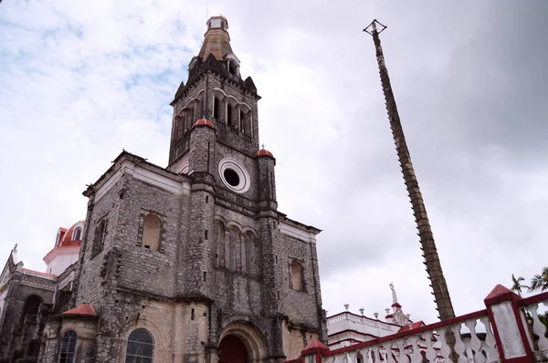 Parroquia San Francisco Asis Cuetzalan Del Progreso Puebla Mexico — Stockfoto