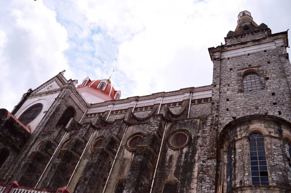 Parroquia San Francisco Asis Cuetzalan Del Progreso Puebla Mexico — Stock Photo, Image