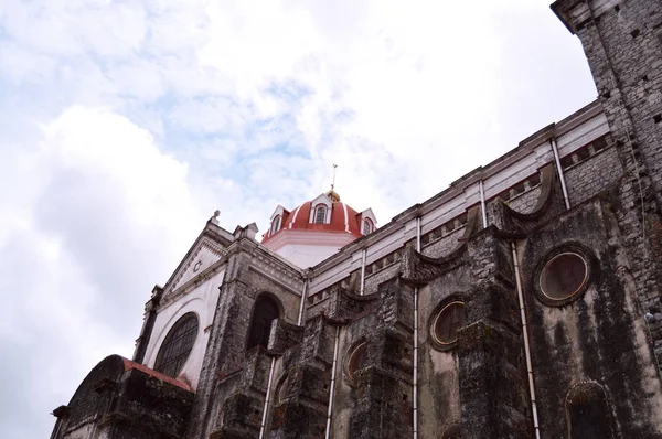 Parroquia San Francisco Asis Cuetzalan Del Progreso Puebla Messico — Foto Stock