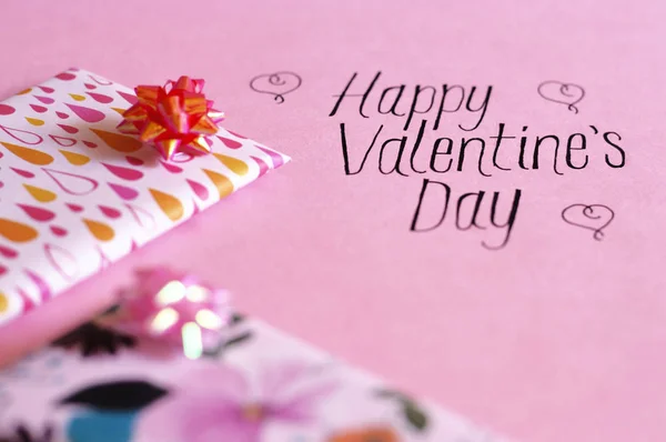 Niedlicher Schriftzug Zum Valentinstag Ideal Für Ihre Liebesprojekte — Stockfoto