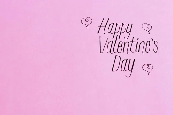 Cute Lettering Valentine Day Ideal Your Love Projects — Stock Photo, Image