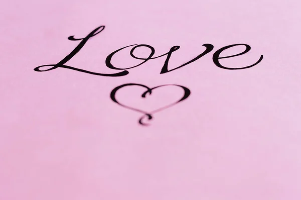 Cute Surat Hari Valentine Ideal Untuk Proyek Cinta Anda — Stok Foto