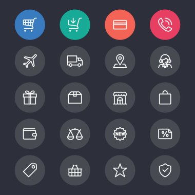 E-ticaret satır simgeler