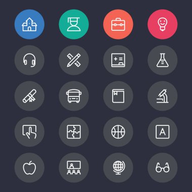 Eğitim satır simgeler