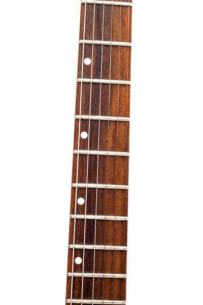 Guitar of a guitar on a white background, isolate