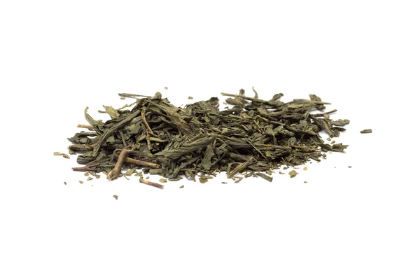 白い背景に ドリンクの醸造緑茶の束 — ストック写真
