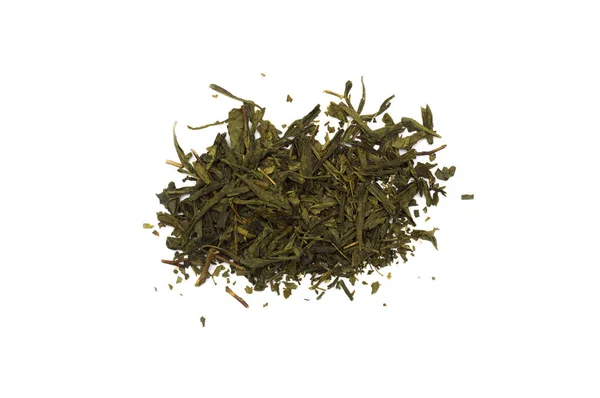 白い背景に ドリンクの醸造緑茶の束 — ストック写真