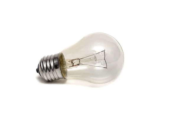 Glass Bulb Close Isolate White Background — Stock Photo, Image