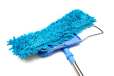 Paspas ve bez yakın çekim mavi, beyaz bir arka plan üzerinde izole